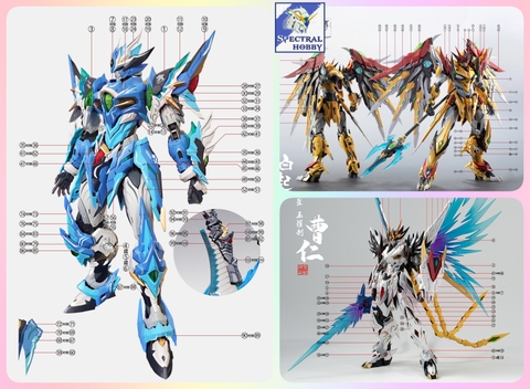 Decal nước dán mô hình XH01 BAI QI MNP-XH02 XH03 Ao bing DRAGON AOBING water sticker