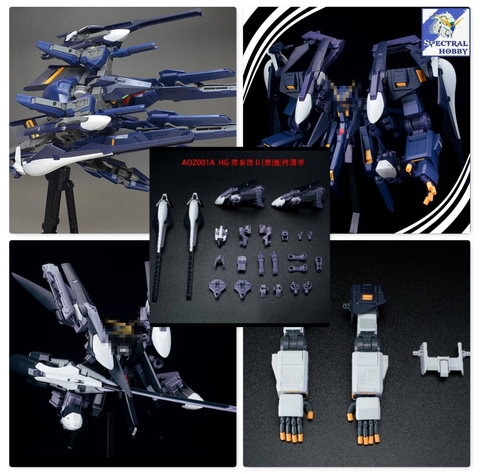 Phụ kiện mô hình HG độ custom cho AOZ Titans RX-124 TR1 TR6 Hazel Furudodo Gigantic Arms unit