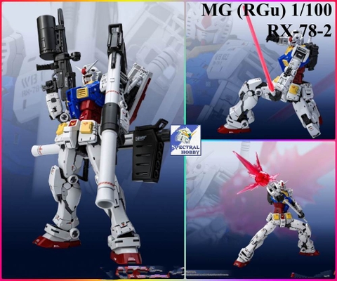 Mô hình lắp ráp MG RGU 1/100 Rx-78-2 RX78 - Fatcat model