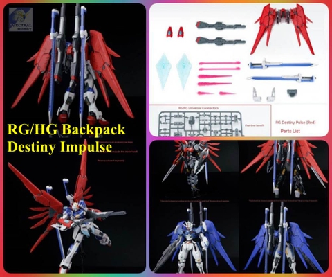 Phụ kiện mô hình Backpack Destiny Impulse cho RG/HG gundam series - EW model