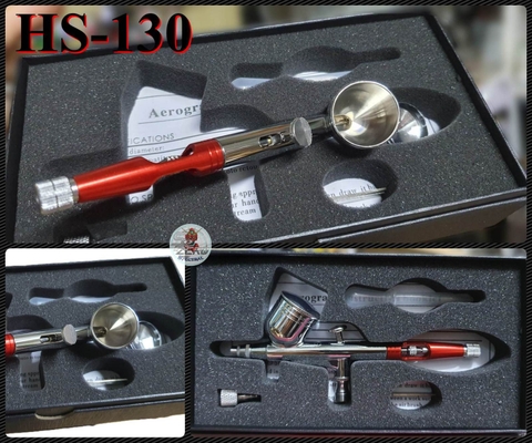 Bút sơn HS130 Airbrush HS-130 0.3mm Haosheng