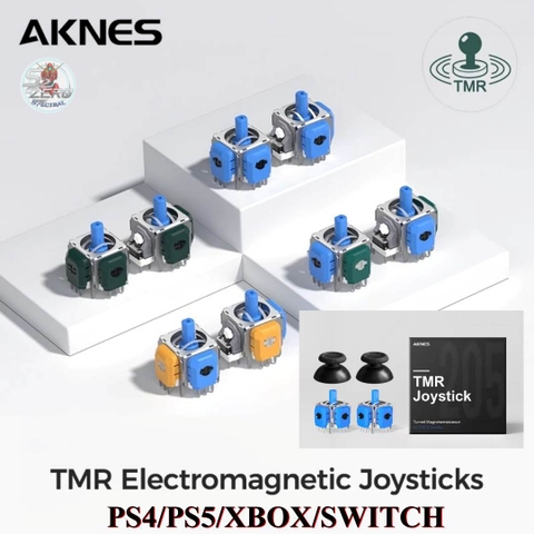 Cần điều khiển chống trôi điện từ  AKNES × HALLPI TMR magnetic resistance Hall effect joystick PS4/PS5/XBOX
