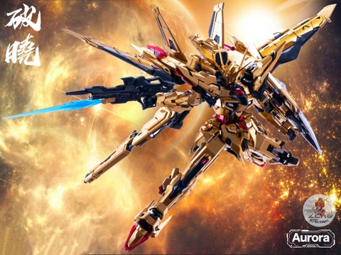 Mô hình lắp ráp MG 1/100 Oowashi Shiranui Akatsuki Gundam ORB-01 Metal frame Aurora model
