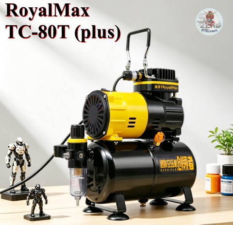 Máy nén khí RoyalMax TC-80T Aircompressor Airbrush sơn mô hình