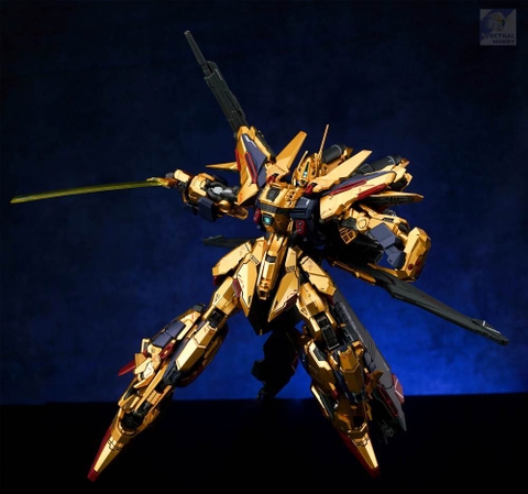 Mô hình lắp ráp MG 1/100 Hyaku Shiki Kai FA FA-100S Golden Warrior Shenma Model (bonus metal frame +base)