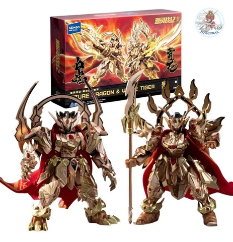 Mô hình lắp ráp SEMBO Azure Dragon White Tiger Building Block Limited edition