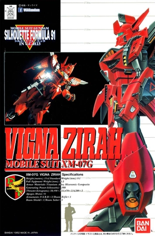 Mô hình lắp ráp 1/100 VIGNA ZIRAH Silhouette Formula 91 - Bandai