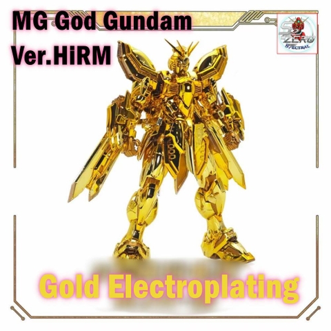 Mô hình lắp ráp MJH MG 1/100 GOD GUNDAM ver.HIRM Hyper Mode Gold Electroplating color