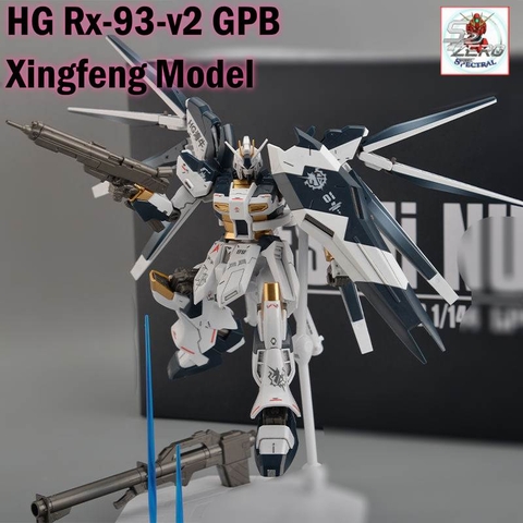 Mô hình lắp ráp HG 1/144 Rx-93-v2 HiNu GPB Build fighter XFS Xingfeng