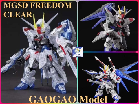 Mô hình lắp ráp Gao Gao mgsd freedom X10A - clear ver
