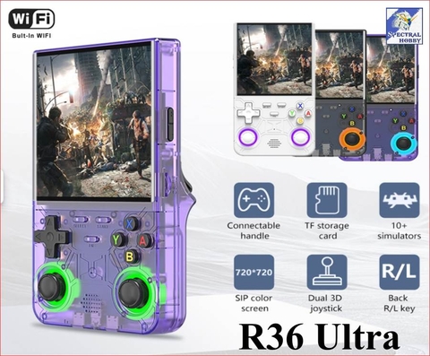 Máy chơi game R36 Ultra WIFI Retro Handheld Console 4.0 Inch Screen