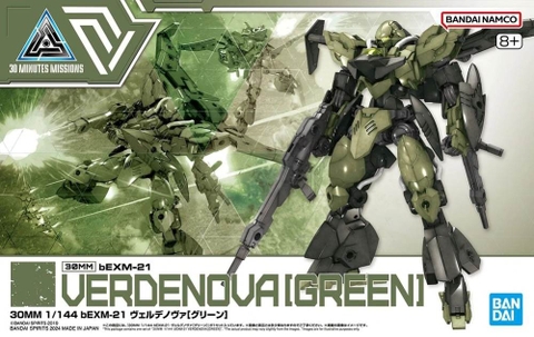 Mô hình lắp ráp 30MM 1/144 bEXM-21 Verdenova Green - Bandai