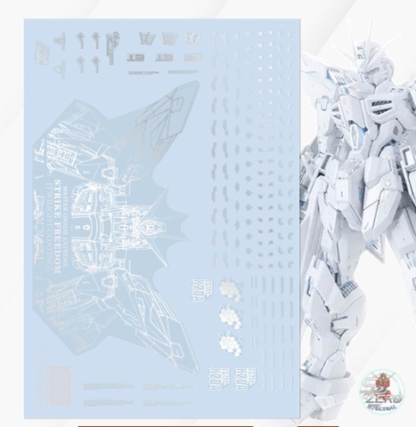 Decal nước dán mô hình MGEX Strike Freedom - twilight, midnight,...