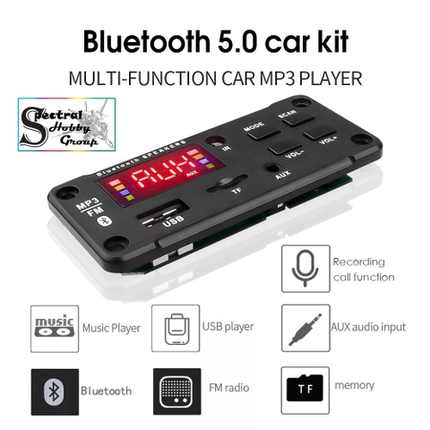 Mạch khuếch đại Giải Mã Âm Thanh Bluetooth 5.0 25W *2 Màn LCD 12V B2i Amplifier Bluetooth speaker