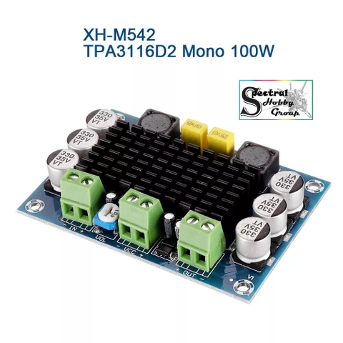 Mạch khuếch đại âm thanh mono 100W XH-M542 TPA3116DA Amplifier board