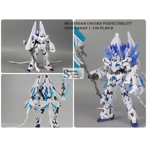 Mô hình lắp ráp MG 1/100 Gundam Unicorn Perfect Blue Perfectibility 6656 Daban
