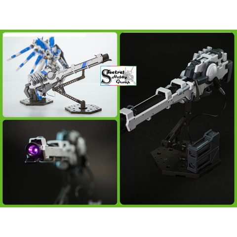 Phụ kiện lắp ráp Hyper Mega Bazooka Launcher cho RG HI-V NU RX93 EWRG022 (Không kèm gundam)