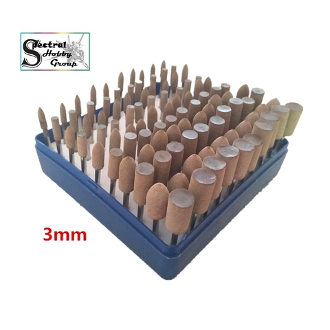 Bộ 100 đầu mài da bò Cowhide grinding head, polishing wheel gỗ ngọc bính đá đánh bóng nhựa các loại