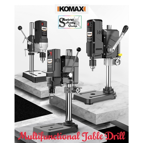 Máy khoan dọc KOMAX 220V 710W 800W 1050W Multifunctional Desktop Drill Press milling workbench Flagship