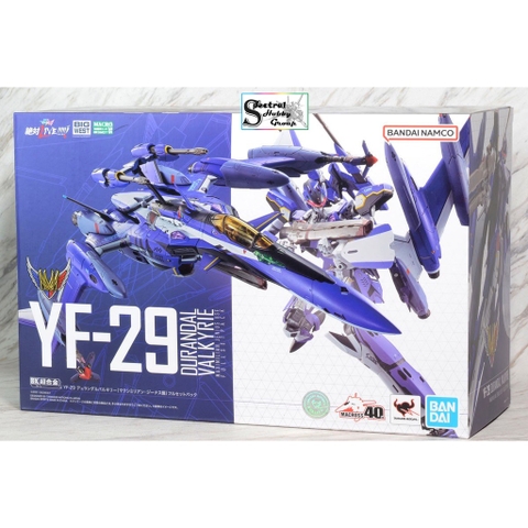 Mô hình ráp sẵn DX Chogokin YF-29 Durandal Valkyrie (Maximilian Jenius Custom) Full Set Pack YF29 Macross Bandai
