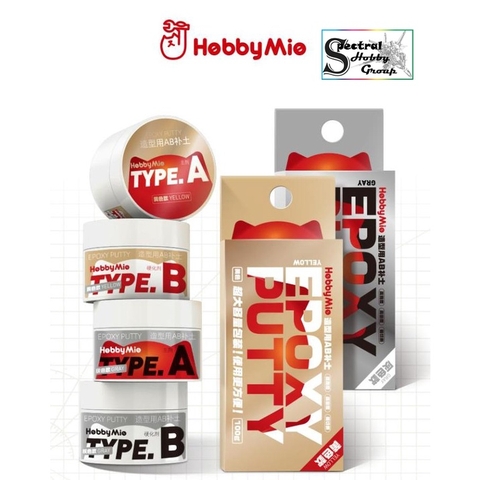 Dụng cụ Hobby MIO glue keo dán đa năng Epoxy Putty AB 100g Chất nặn tạo hình / sửa mô hình / làm khuôn