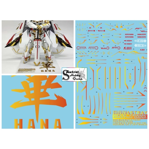 Decal dán nước mô hinh Gundam Amatsu Mina Hana MG MB RG Water sticker