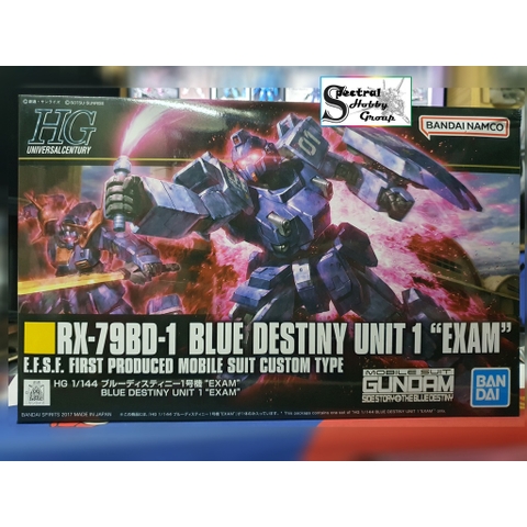 Mô hình lắp ráp HG 1/144 Blue Destiny Unit 1 EXAM RX-79BD-1 HGUC Bandai