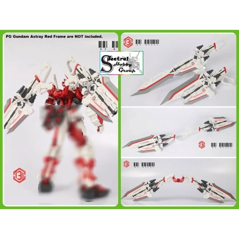 Phụ kiện lắp ráp PG 1/60 Astray Soldier weapon unit equipment 2 cây KING SWORD (sp không kèm gundam)