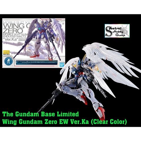 Mô hình lắp ráp MG 1/100 Wing Gundam Zero EW Ver.Ka Clear Color G-Base BANDAI