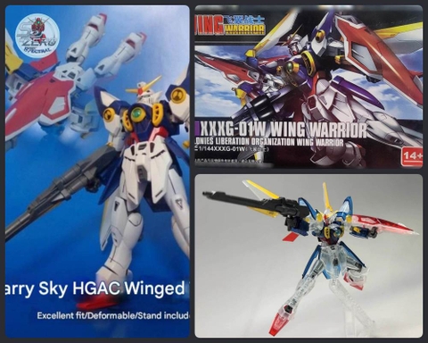 Mô hình lắp ráp HG 1/144 Wing Warrior HGAC (+base) Starry sky model