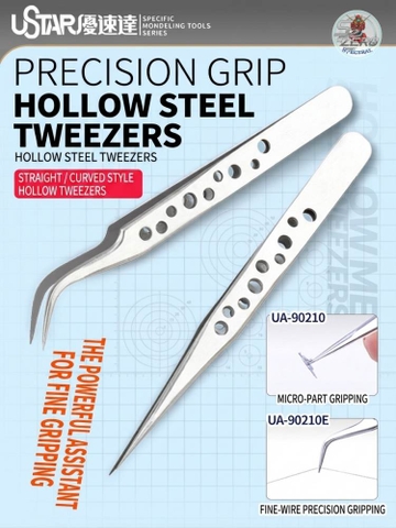 Nhíp Ustar tweezers UA90210 chống tĩnh điện, độ chính xác cao Anti-static High Precision