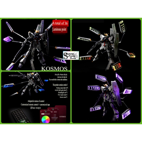 Phụ kiện Kosmos hệ thống LED RGB cho 1/100 RX93 Nu Gundam Ver.Ka
