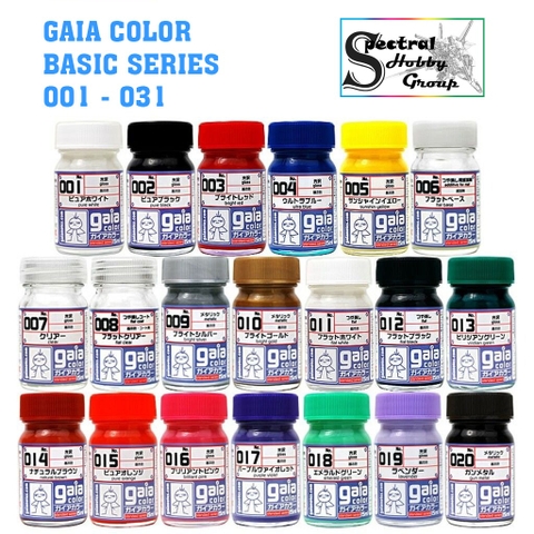 Sơn mô hình GAIA SUNIN color basic series G001 - G031 lacquer paint