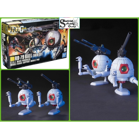 Mô hình lắp ráp HG 1/144 Ball RB79 TWIN SET HGUC BANDAI