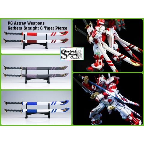 Phụ kiện mô hình PG MG Astray Weapon bộ 2 Gerbera Straight Tiger Pierce sword katana (không kèm mô hình)