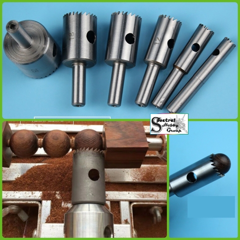 Bộ mũi khoan lỗ tròn tiện gỗ chuỗi hạt gỗ 6mm - 25mm drill bit round hand string processing wooden beads