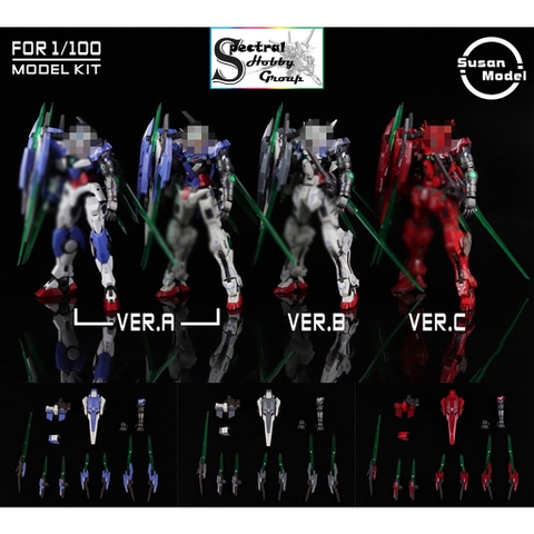 Phụ kiện lắp ráp R4 Repair modified cho MG 00 Exia 00Q Astraea 00 Raiser series Susan