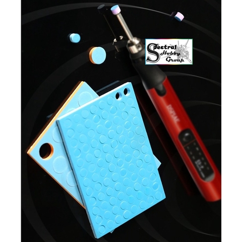 Dụng cụ DSPIAE nhám xốp tròn mini 5mm 10mm #400-1000 dính máy mài Round Adhesive Sponge Sandpaper