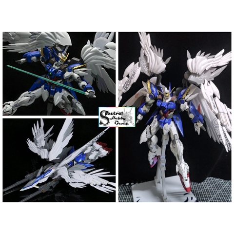 Mô hình lắp ráp MJH MG 1/100 Gundam Wing zero custom ver HIRM Hires (kèm action base + decal)