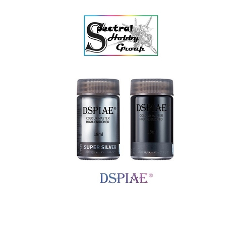 Sơn mô hình DSPIAE color siêu đen / bạc super black silver SPM1 SPM2 lacquer paint