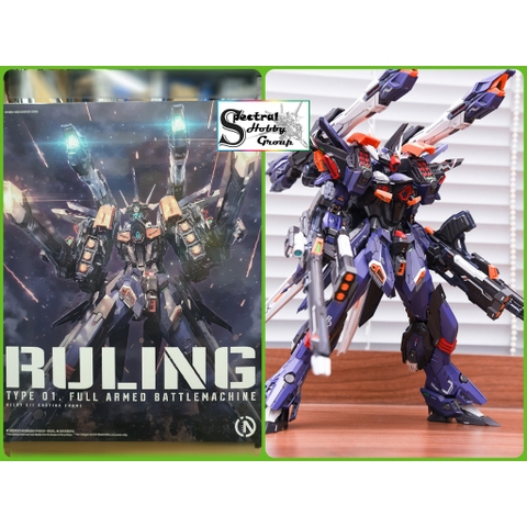 Mô hình lắp ráp MG 1/100 RULING Full Armed Battlemachine type 01 Infinite Dimension SNAA
