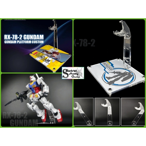 Đế giá đỡ chân đứng action base mica cho PG RX-78-2 Unleashed RX78 GUNDAM PLATFORM CUSTOM