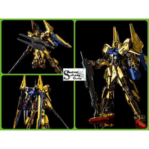 Mô hình lắp ráp MG 1/100 HYAKU SHIKI RAISE CAIN MSR-00100RC Gold Coating P-BANDAI