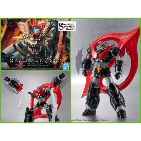 Mô hình lắp ráp HG 1/144 MAZINGER ZERO INFINITISM Dark General (kèm action base) - Bandai