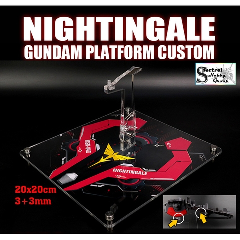 Đế giá đỡ chân đứng Action Base Mica cho NIGHTINGALE Gundam Platform Custom