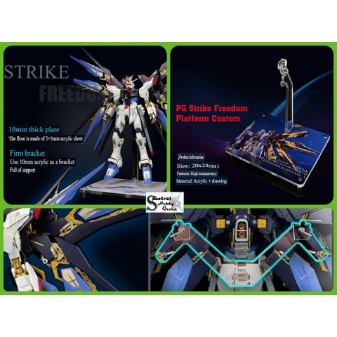 Đế giá đỡ chân đứng Action Base MICA cho PG STRIKE FREEDOM GUNDAM PLATFORM CUSTOM