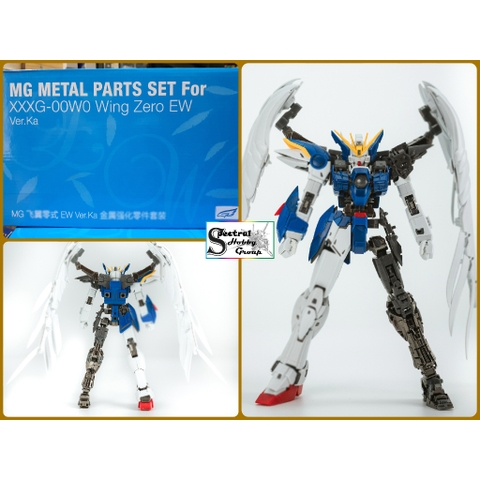 Phụ kiện xương kim loại cho MG Wing Zero ver.ka METAL FRAME EFFECT WING alloy skeleton