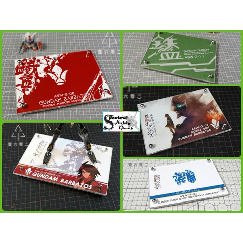 Đế giá đỡ action base MICA cho Gundam Barbatos Bael Gusion IBO mg hg các loại