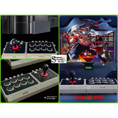 Bàn điều khiển chơi Game Arcade Joystick Ipega PG9221 PS4 Nintendo Switch Android PC gamepad controller