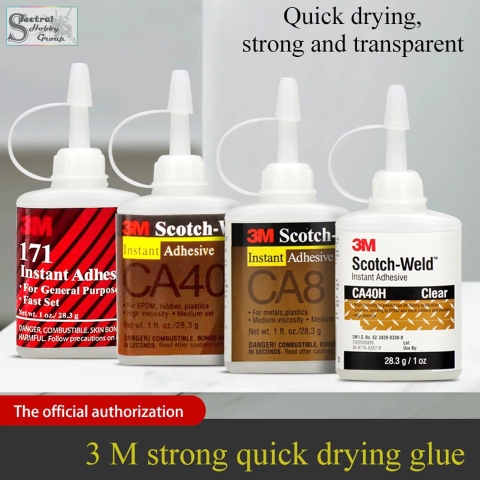 Dụng cụ keo đa năng siêu dính Glue 3M 171 CA8 CA40H CA48 nhựa plastic / kim loại metal / cao su rubber
